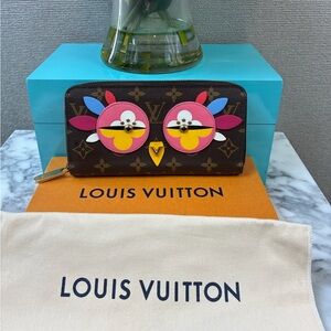 Louis Vuitton Lovely Bird Monogram Long Zippy Wallet - Limited Edition EUC